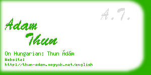 adam thun business card